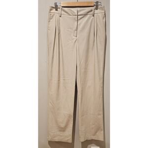 House of Harlow 1960 Vegan Leather Pants Front Pleats Trousers,  Sz 10